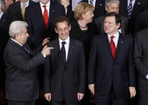 Kyperský prezident na summitu s unijními špičkami.
